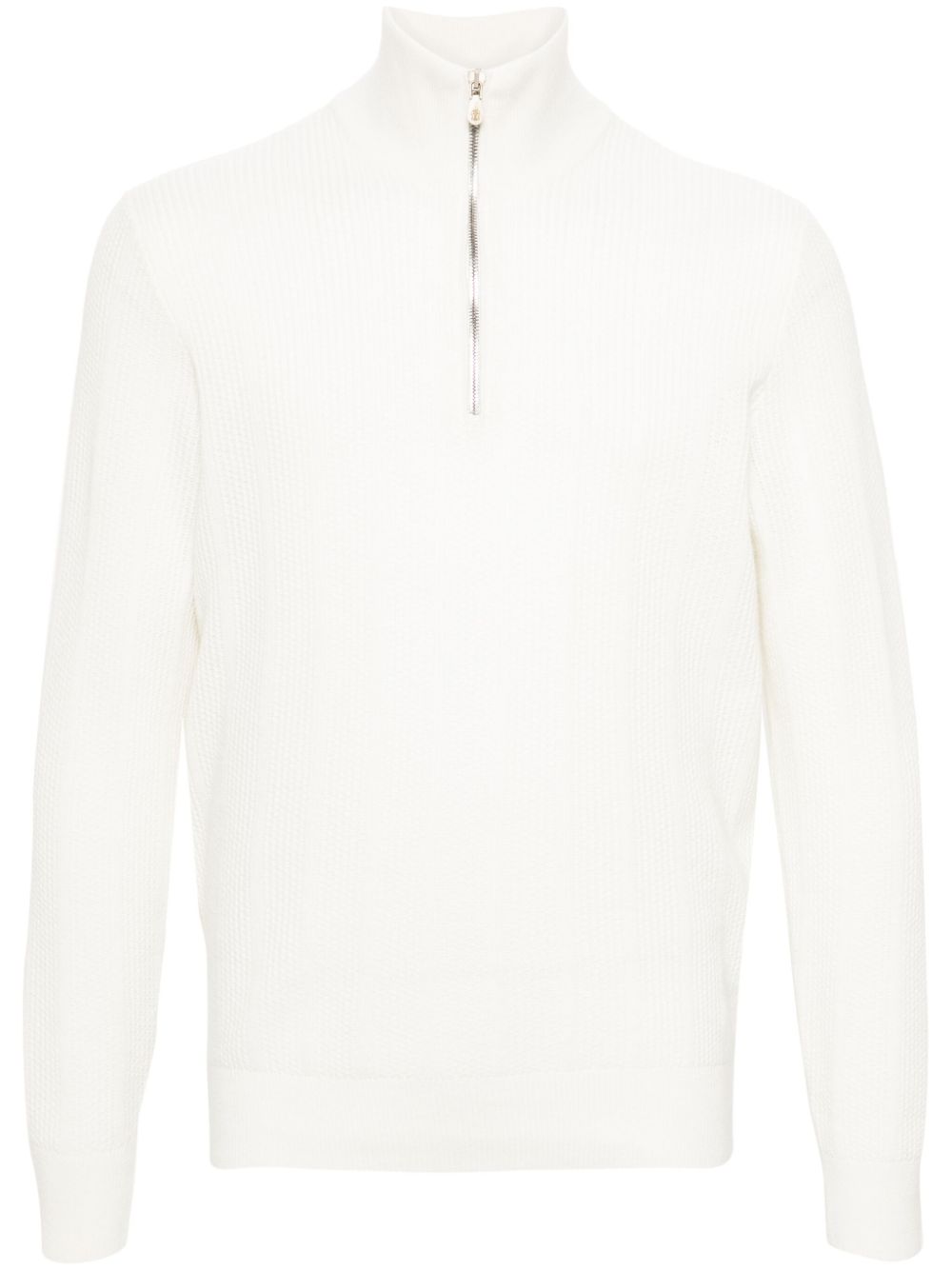 Brunello Cucinelli cashmere sweater - White von Brunello Cucinelli