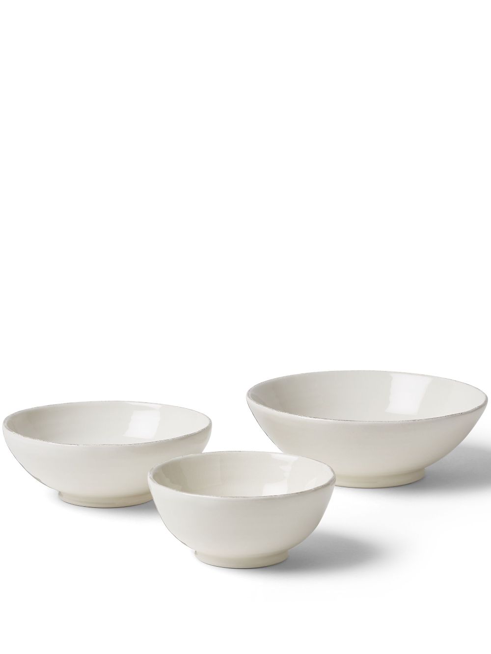 Brunello Cucinelli ceramic bowls (set of three) - White von Brunello Cucinelli