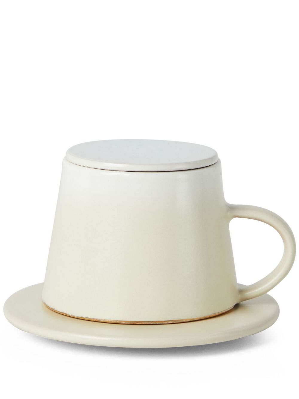 Brunello Cucinelli ceramic mug and saucer set - Neutrals von Brunello Cucinelli