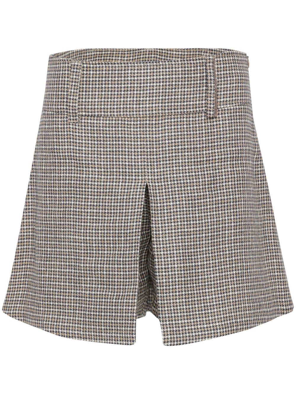 Brunello Cucinelli check-print shorts - Neutrals von Brunello Cucinelli