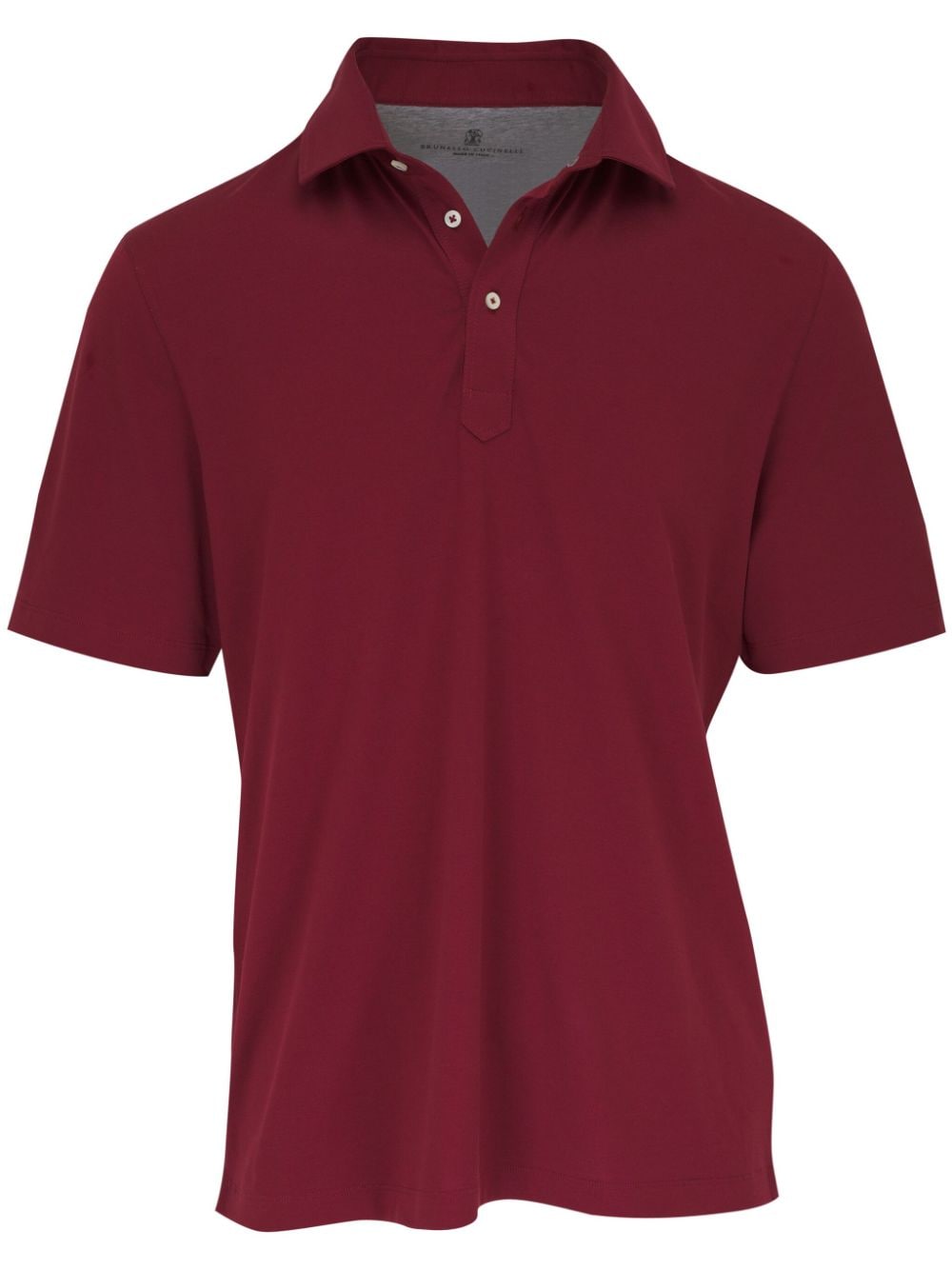 Brunello Cucinelli classic short-sleeved polo shirt - Red von Brunello Cucinelli