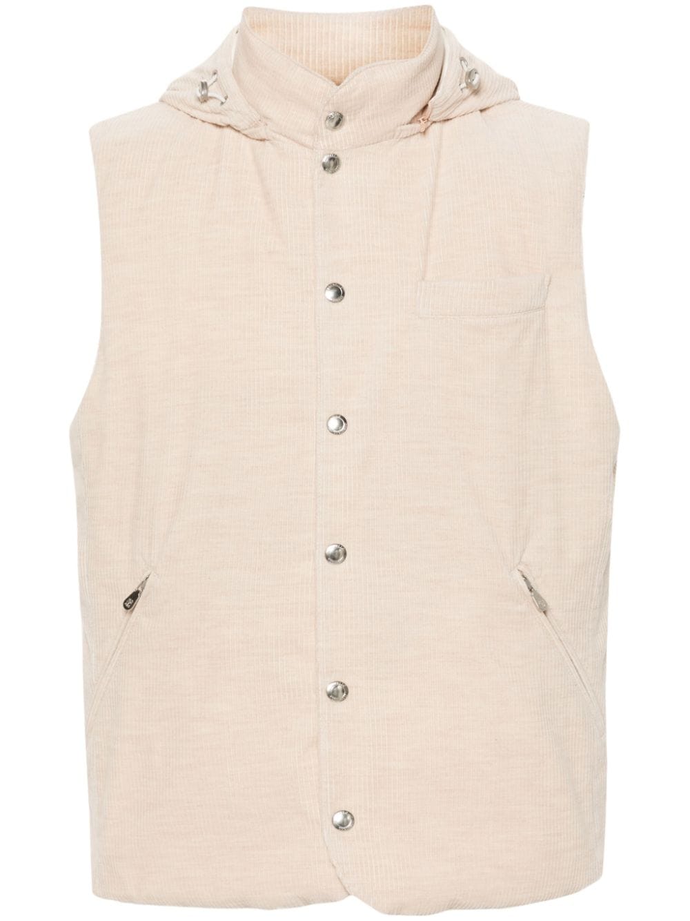 Brunello Cucinelli corduroy gilet - Pink von Brunello Cucinelli