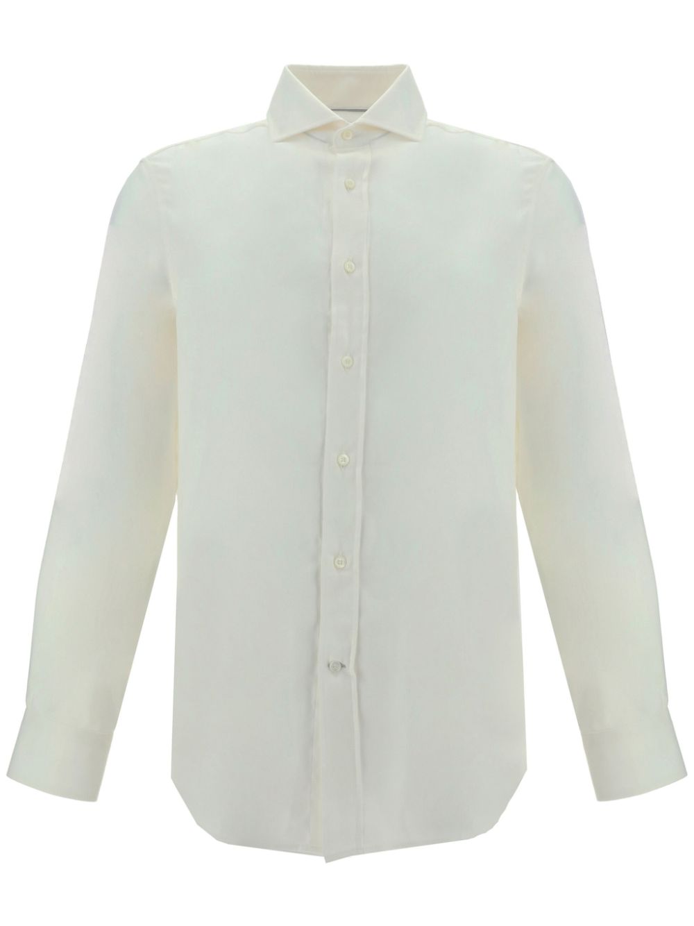 Brunello Cucinelli cotton-blend shirt - White von Brunello Cucinelli