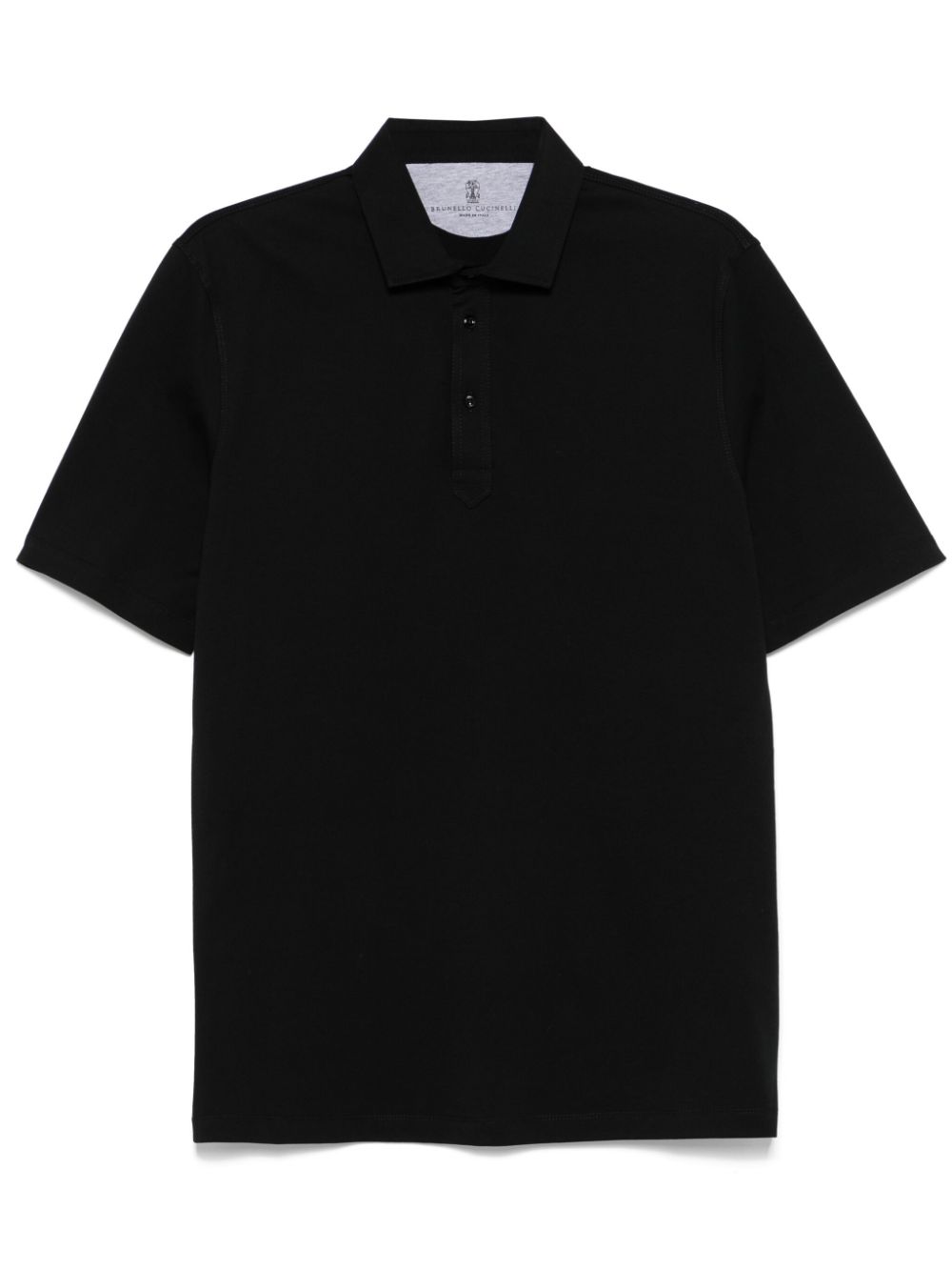 Brunello Cucinelli cotton polo shirt - Black von Brunello Cucinelli