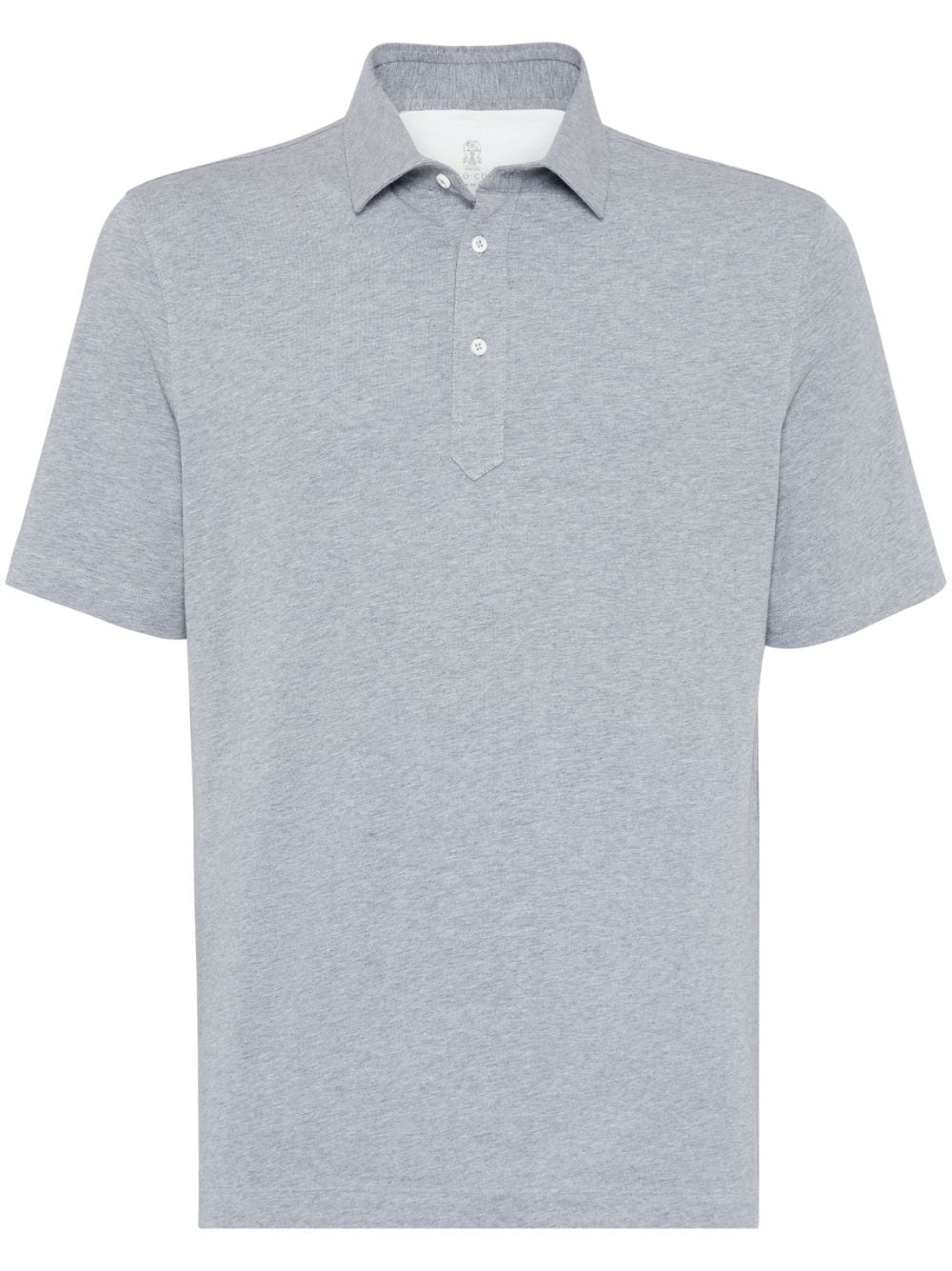 Brunello Cucinelli cotton polo shirt - Grey von Brunello Cucinelli