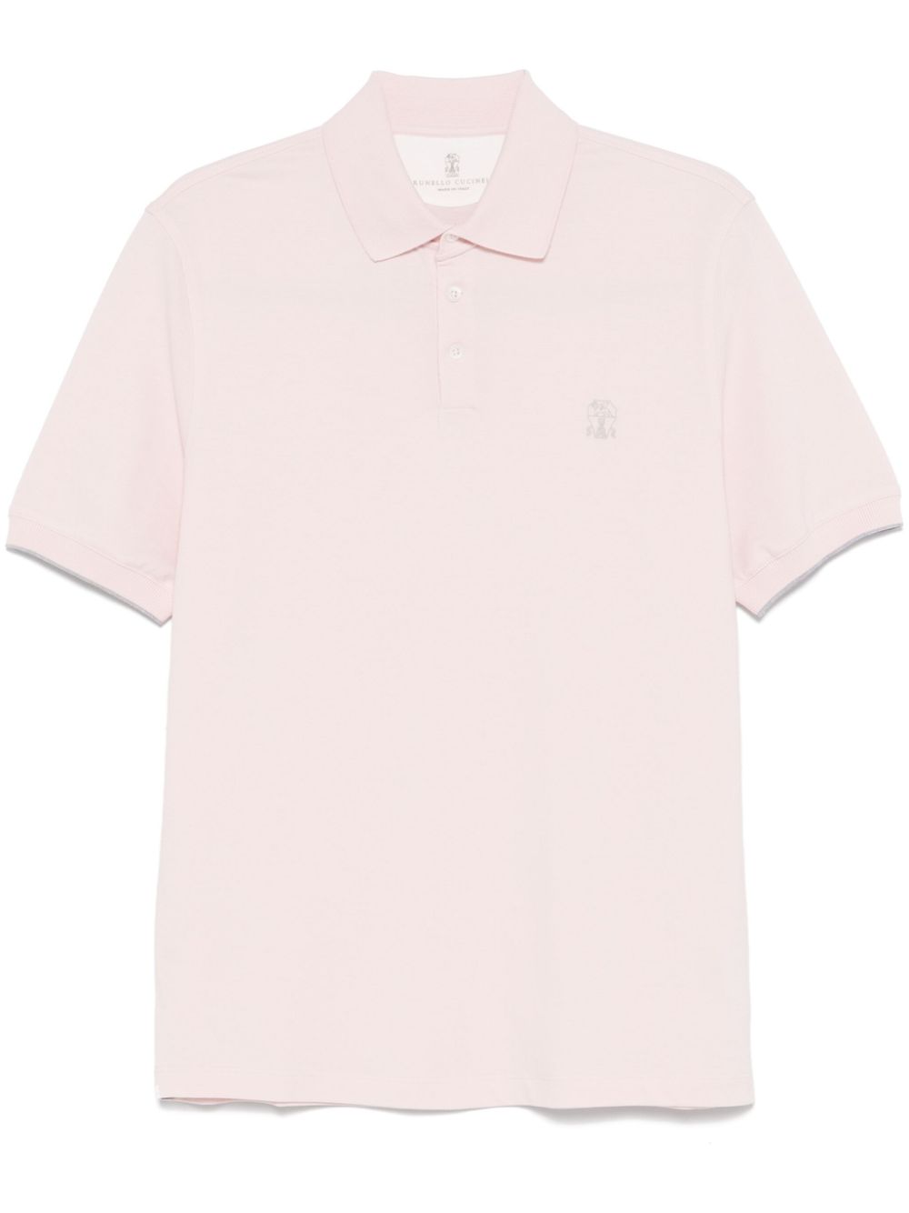 Brunello Cucinelli cotton polo shirt - Pink von Brunello Cucinelli