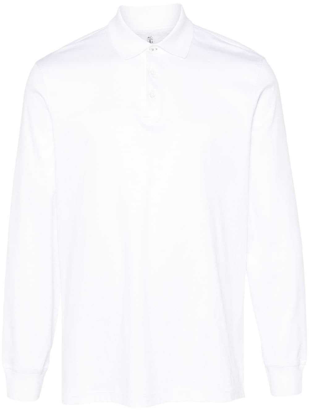 Brunello Cucinelli cotton polo shirt - White von Brunello Cucinelli