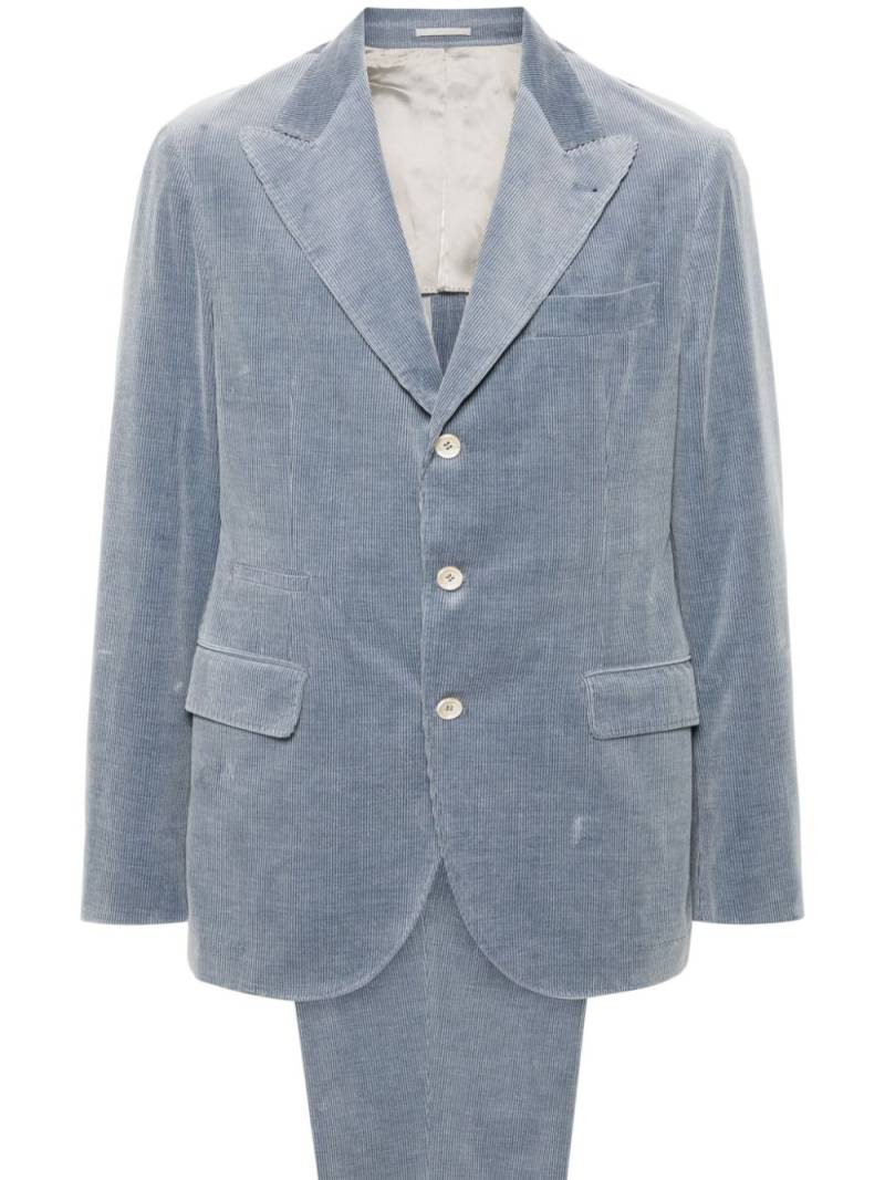 Brunello Cucinelli cotton suit - Blue von Brunello Cucinelli