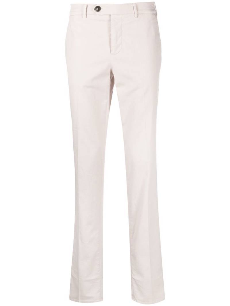 Brunello Cucinelli cotton tailored trousers - Neutrals von Brunello Cucinelli