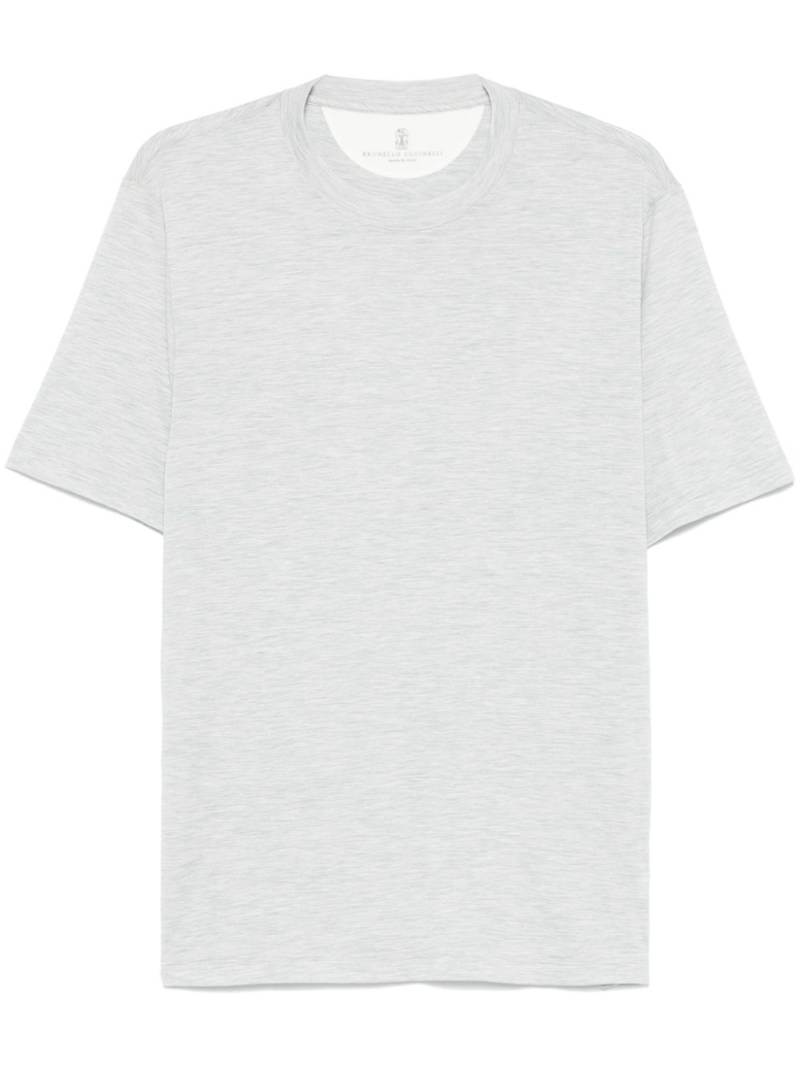 Brunello Cucinelli crew-neck T-shirt - Grey von Brunello Cucinelli