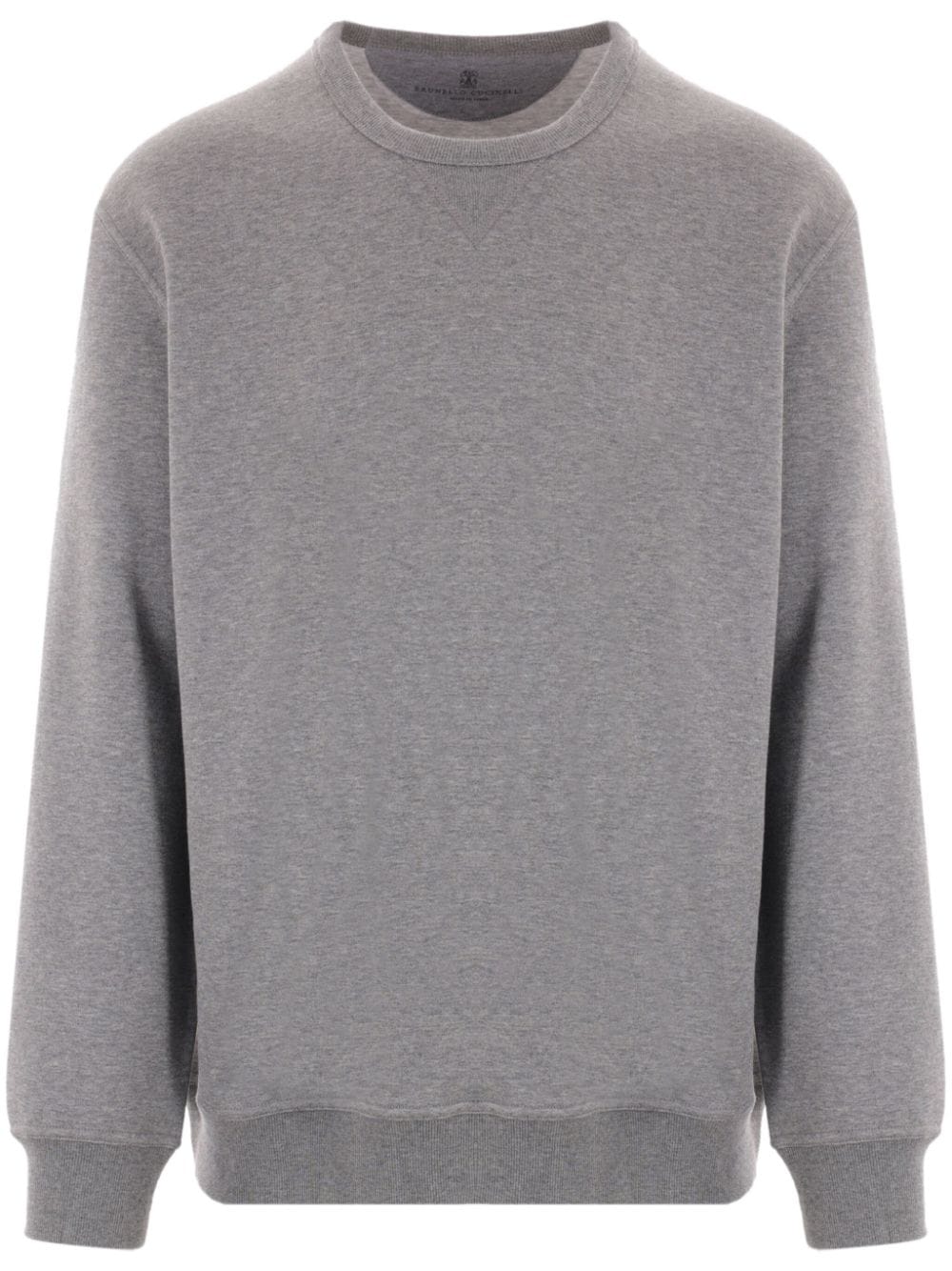 Brunello Cucinelli crew-neck sweatshirt - Grey von Brunello Cucinelli