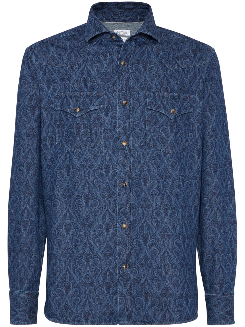 Brunello Cucinelli denim shirt - Blue von Brunello Cucinelli