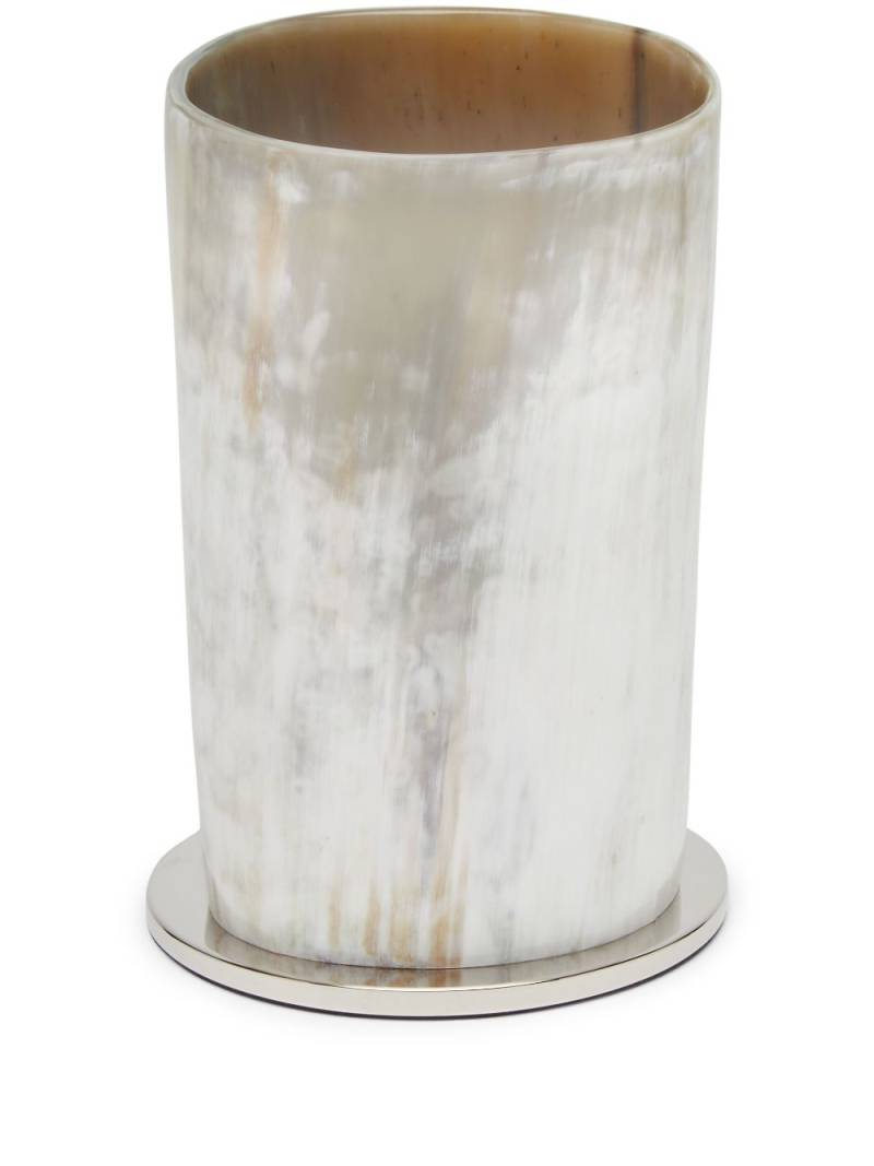 Brunello Cucinelli distressed-finish tall vase - White von Brunello Cucinelli