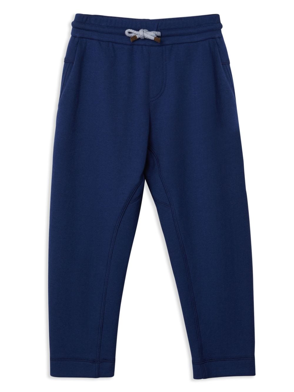 Brunello Cucinelli Kids drawstring French terry track pants - Blue von Brunello Cucinelli Kids