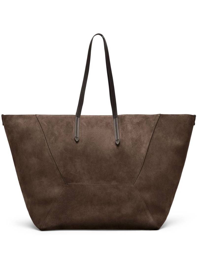 Brunello Cucinelli large BC Duo tote bag - Brown von Brunello Cucinelli