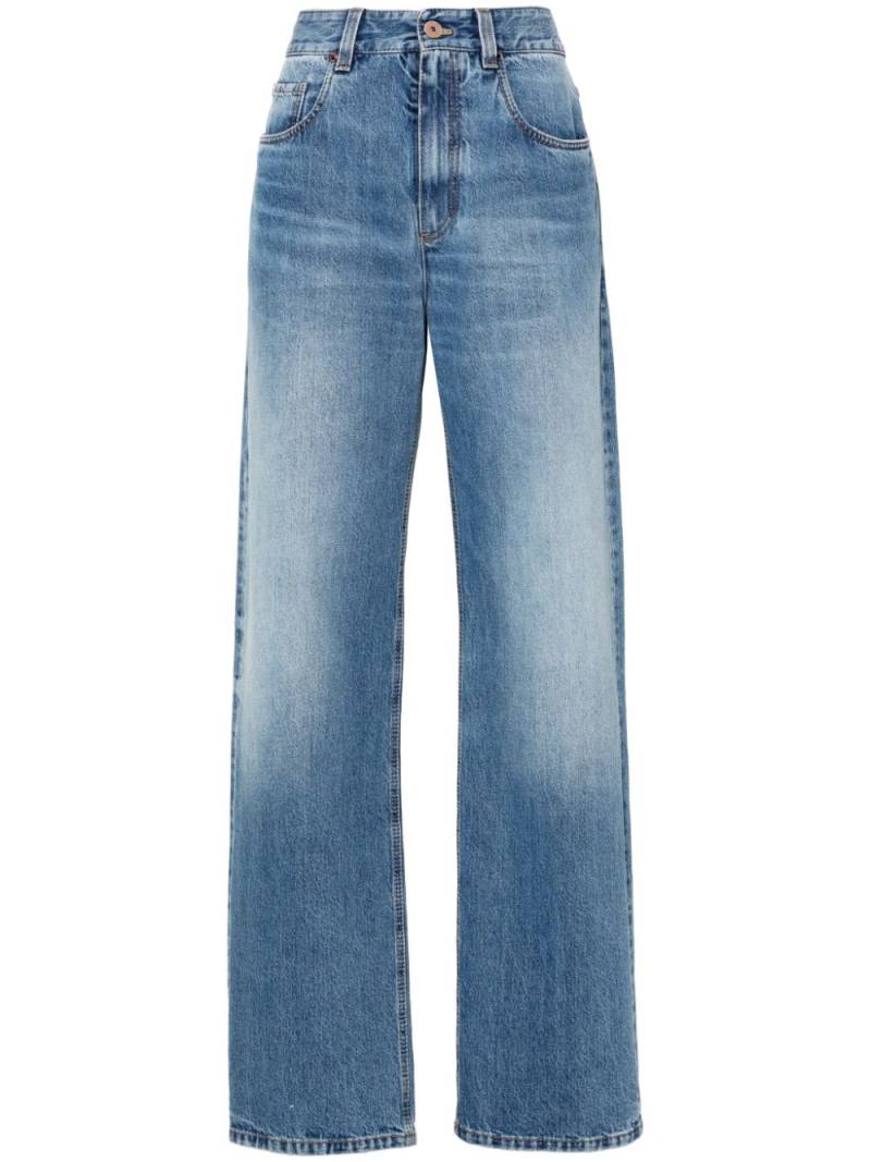 Brunello Cucinelli five-pocket loose jeans - Blue von Brunello Cucinelli