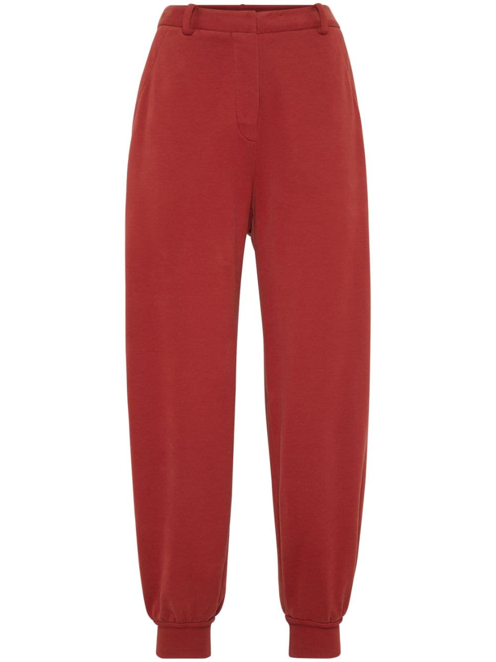 Brunello Cucinelli high-rise tapered track pants von Brunello Cucinelli