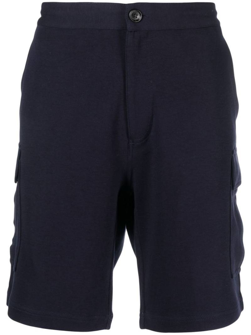 Brunello Cucinelli jersey knee-length shorts - Blue von Brunello Cucinelli