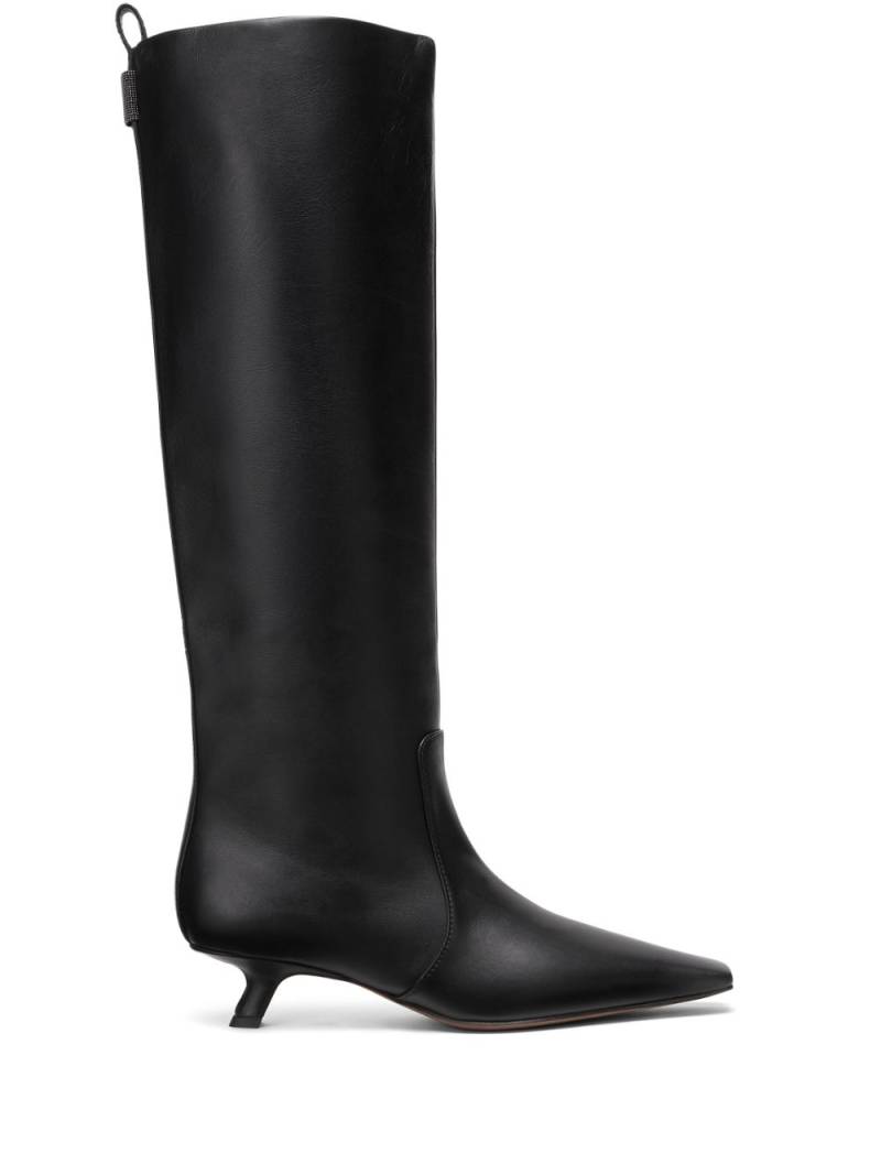 Brunello Cucinelli knee-high boots - Black von Brunello Cucinelli