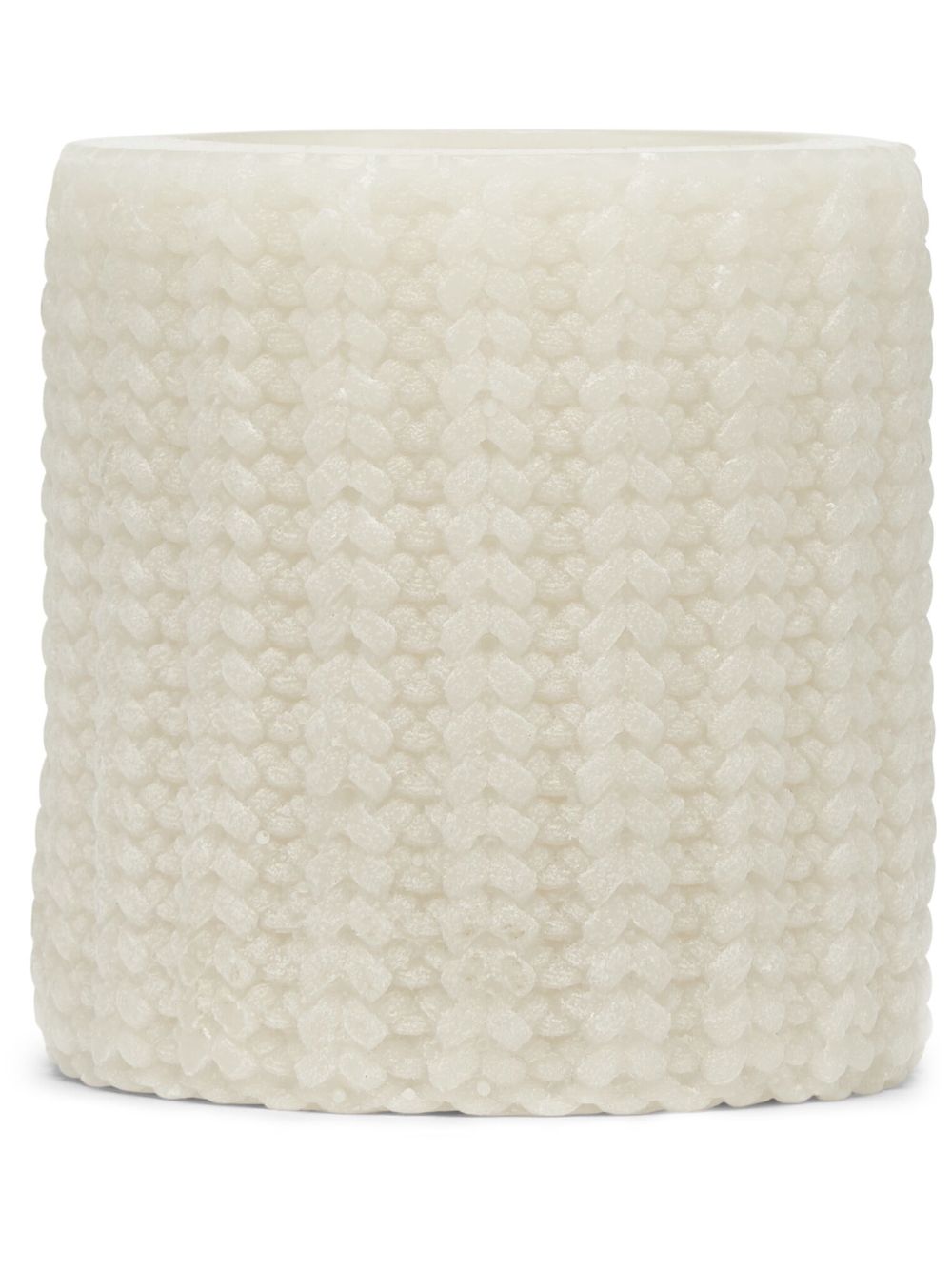 Brunello Cucinelli knit-texture lantern candle - Neutrals von Brunello Cucinelli