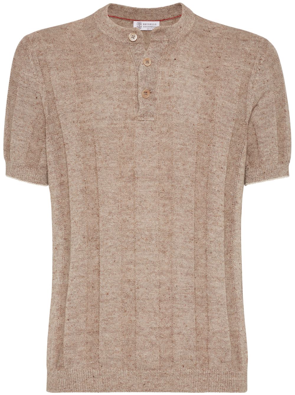 Brunello Cucinelli knitted T-shirt - Neutrals von Brunello Cucinelli