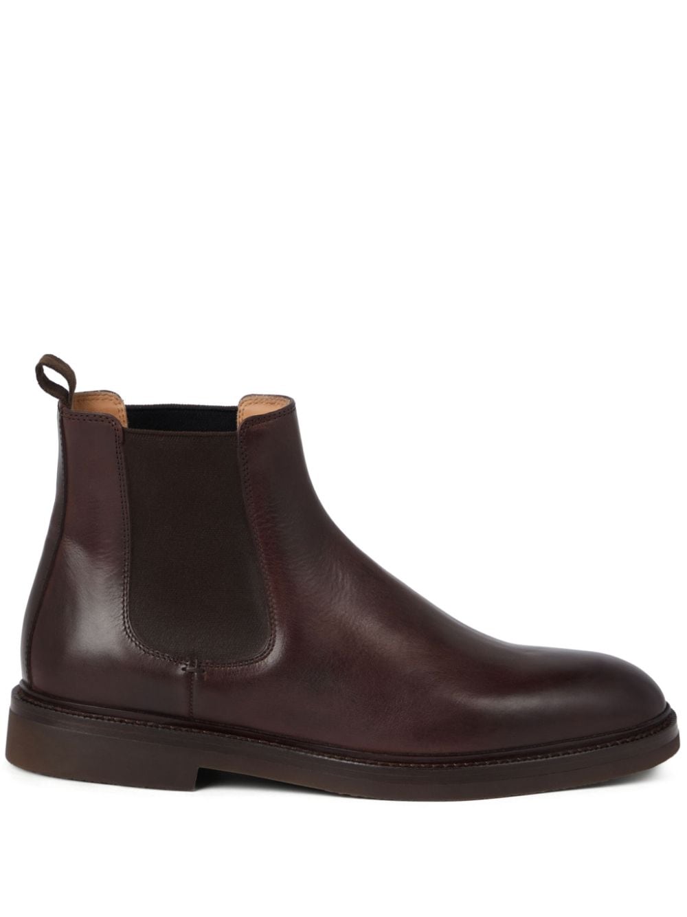 Brunello Cucinelli leather ankle boots - Brown von Brunello Cucinelli