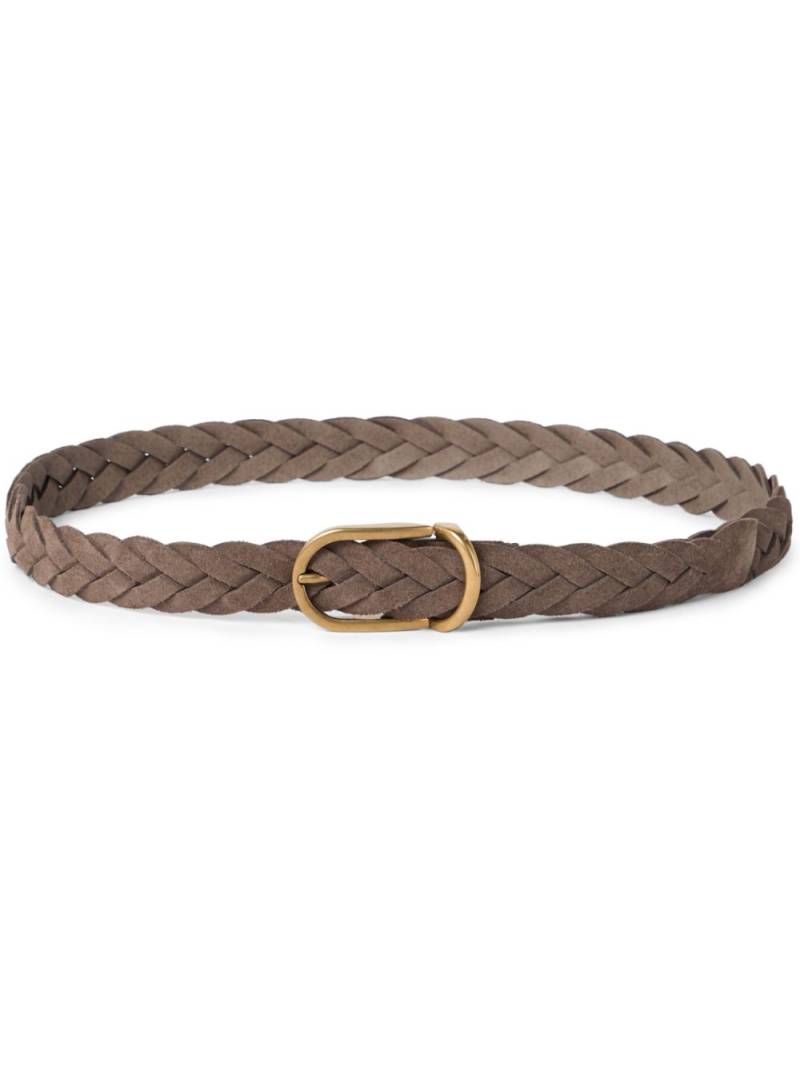 Brunello Cucinelli leather belt - Brown von Brunello Cucinelli