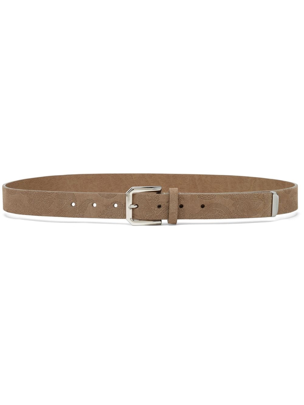 Brunello Cucinelli leather belt - Brown von Brunello Cucinelli