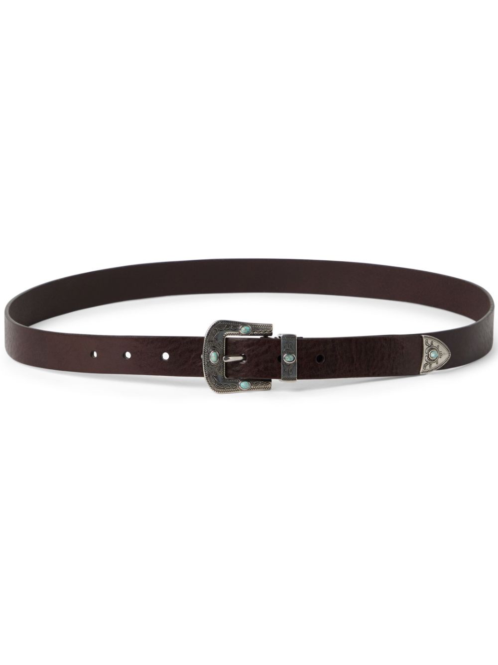 Brunello Cucinelli leather belt - Brown von Brunello Cucinelli