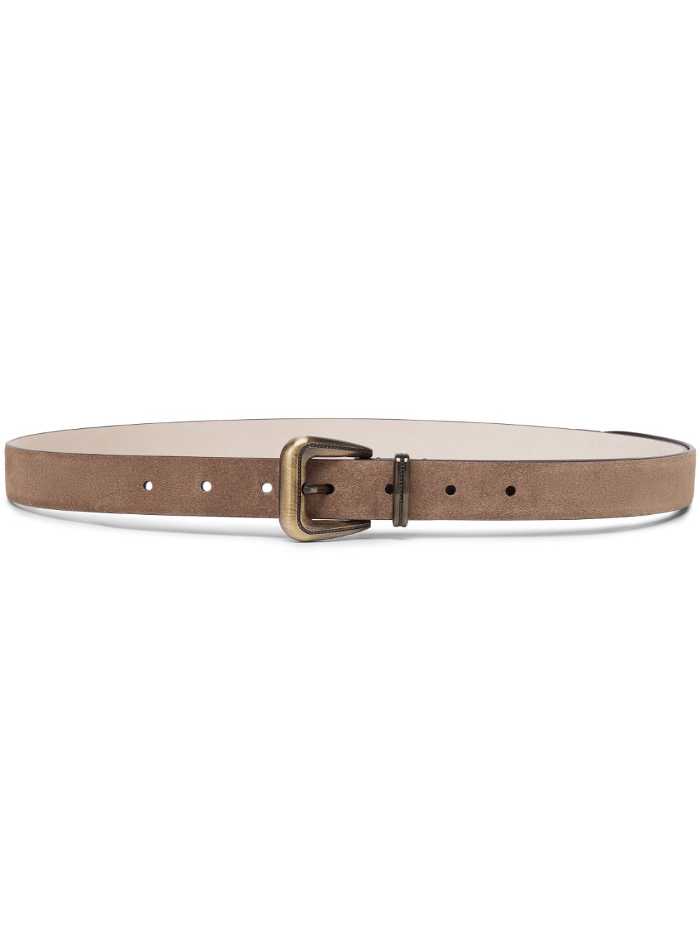 Brunello Cucinelli leather belt - Brown von Brunello Cucinelli