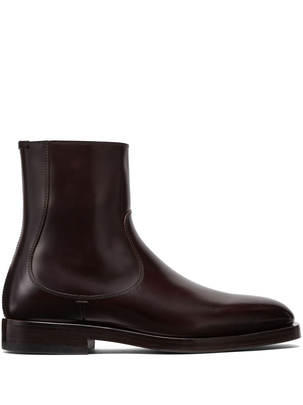 Brunello Cucinelli leather boots - Brown von Brunello Cucinelli