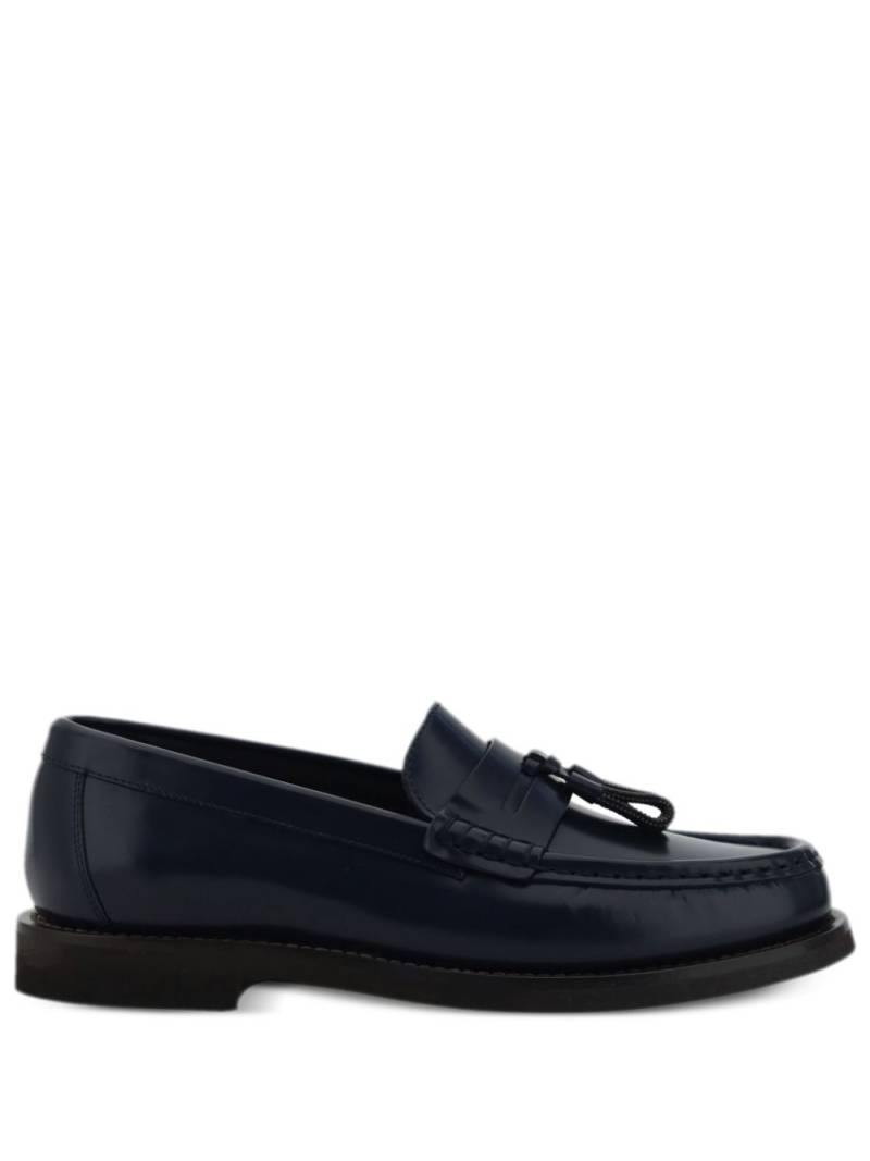 Brunello Cucinelli leather loafers - Blue von Brunello Cucinelli