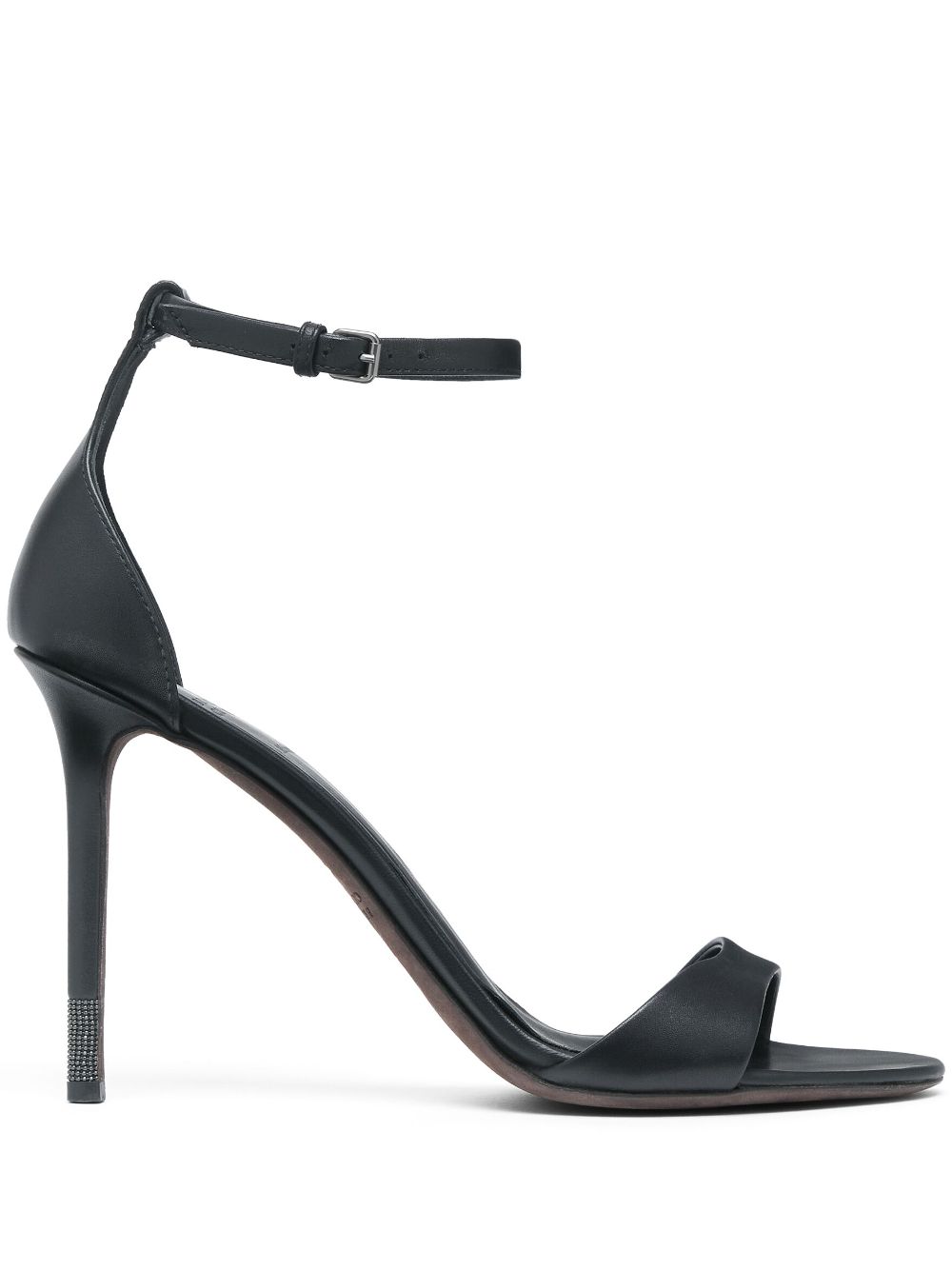 Brunello Cucinelli leather sandals - Black von Brunello Cucinelli