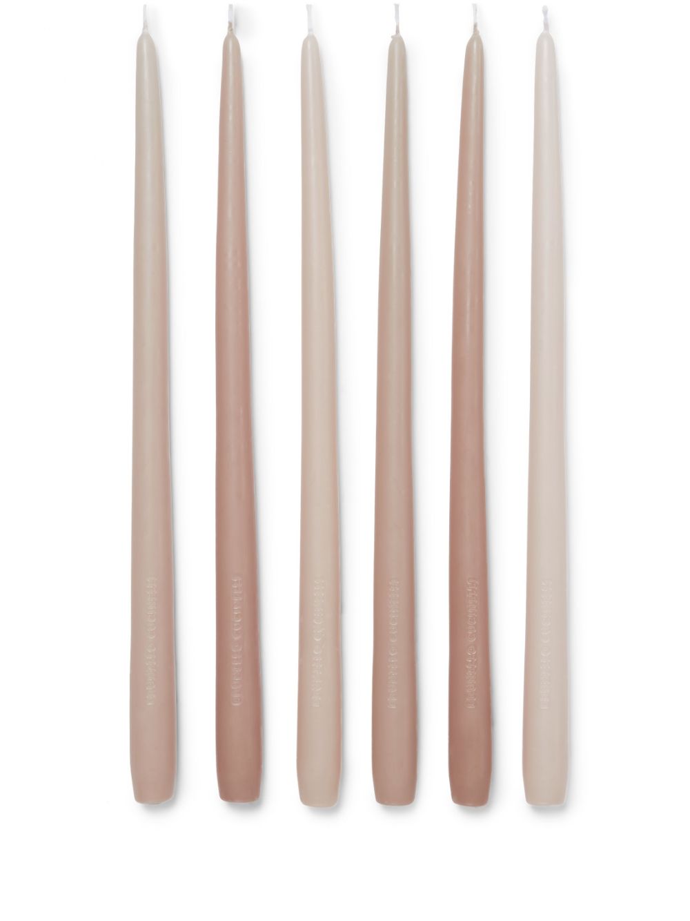 Brunello Cucinelli logo-debossed candles (set of six) - Neutrals von Brunello Cucinelli