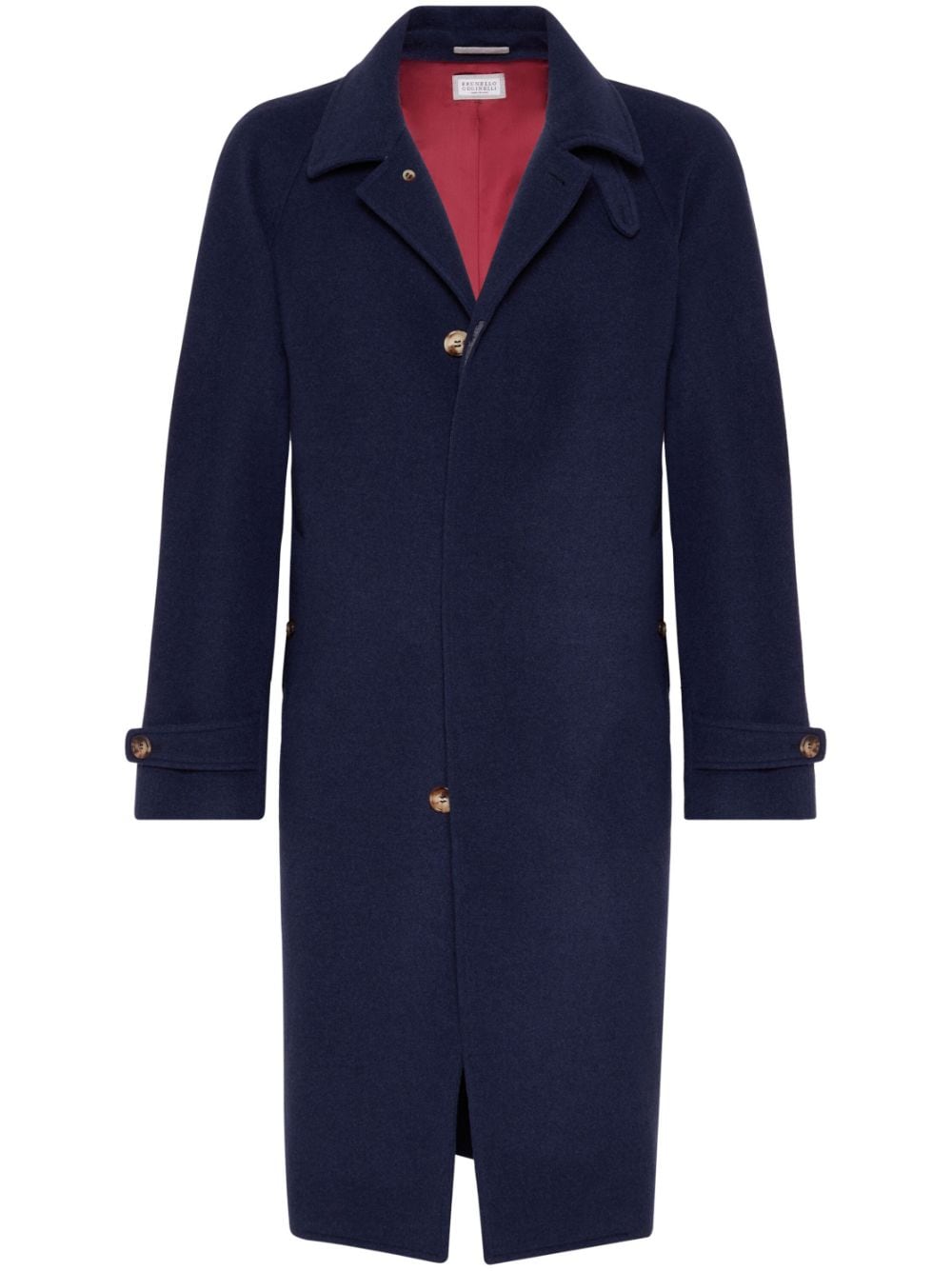 Brunello Cucinelli long cashmere coat - Blue von Brunello Cucinelli