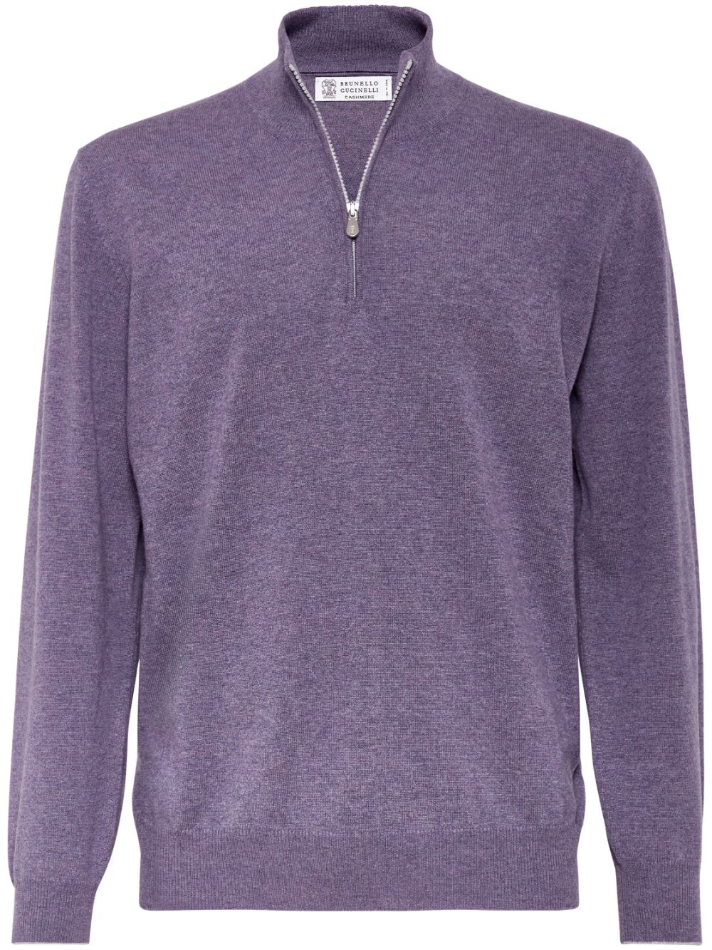 Brunello Cucinelli long-sleeve cashmere jumper - Purple von Brunello Cucinelli