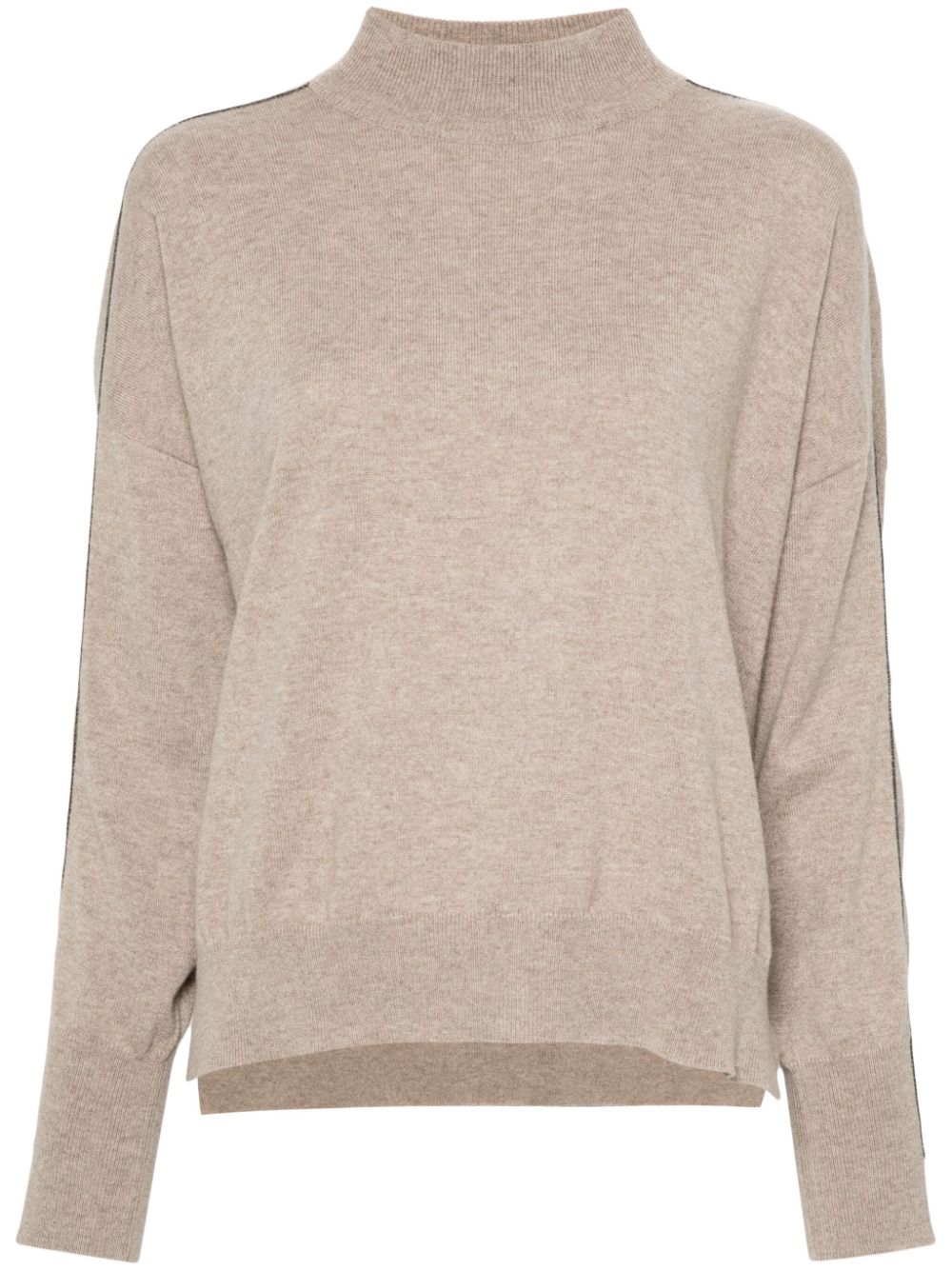 Brunello Cucinelli long-sleeves turtleneck sweater - Neutrals von Brunello Cucinelli