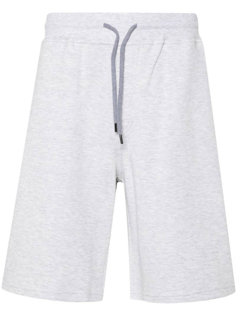 Brunello Cucinelli mélange track shorts - Grey von Brunello Cucinelli