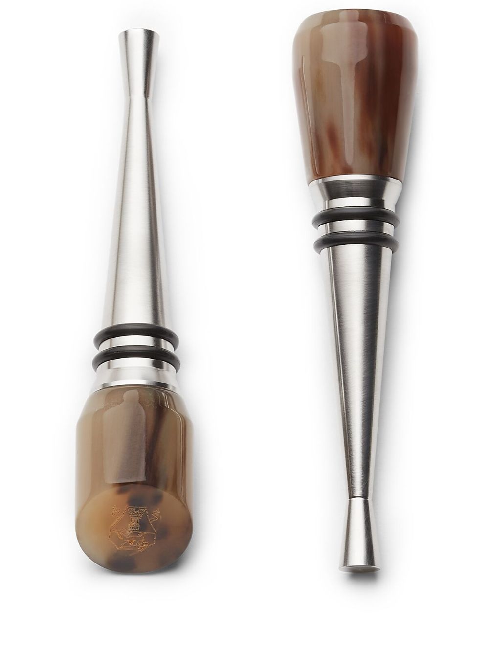 Brunello Cucinelli metal bottle stoppers (set of two) - Brown von Brunello Cucinelli