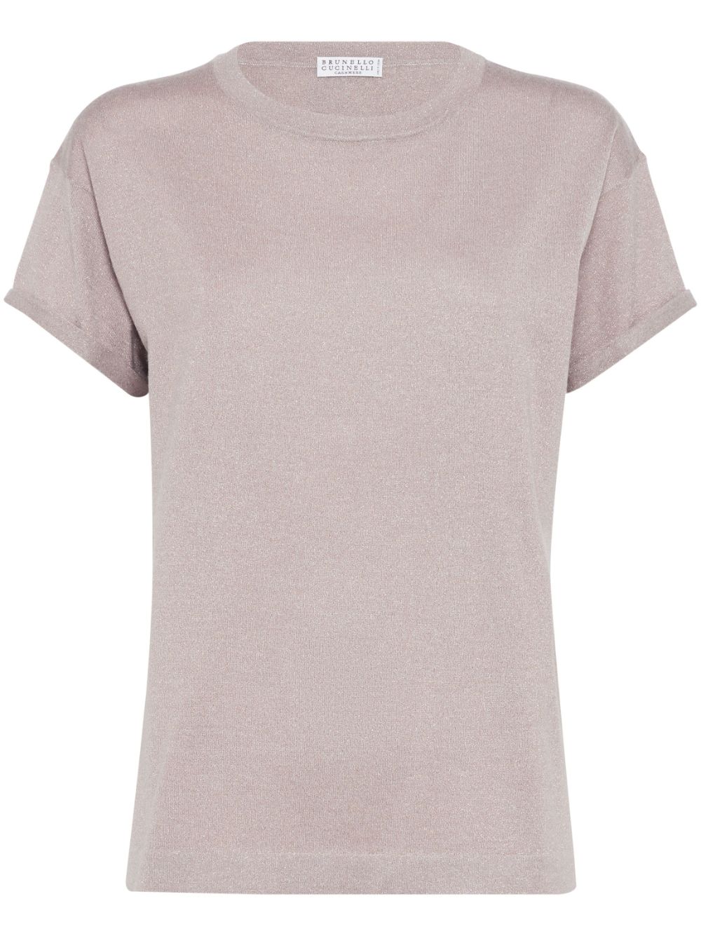 Brunello Cucinelli metallic-threading knitted top - Pink von Brunello Cucinelli