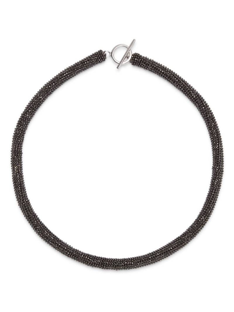 Brunello Cucinelli micro bead choker - Silver von Brunello Cucinelli