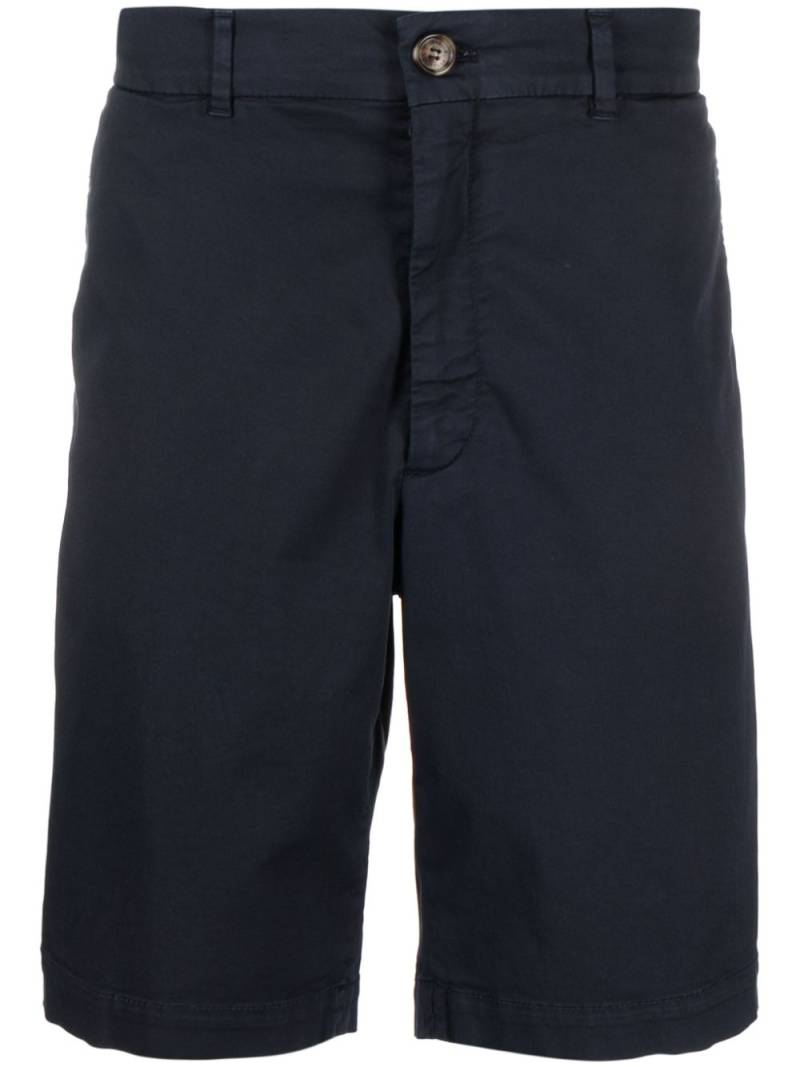 Brunello Cucinelli twill Bermuda shorts - Blue von Brunello Cucinelli