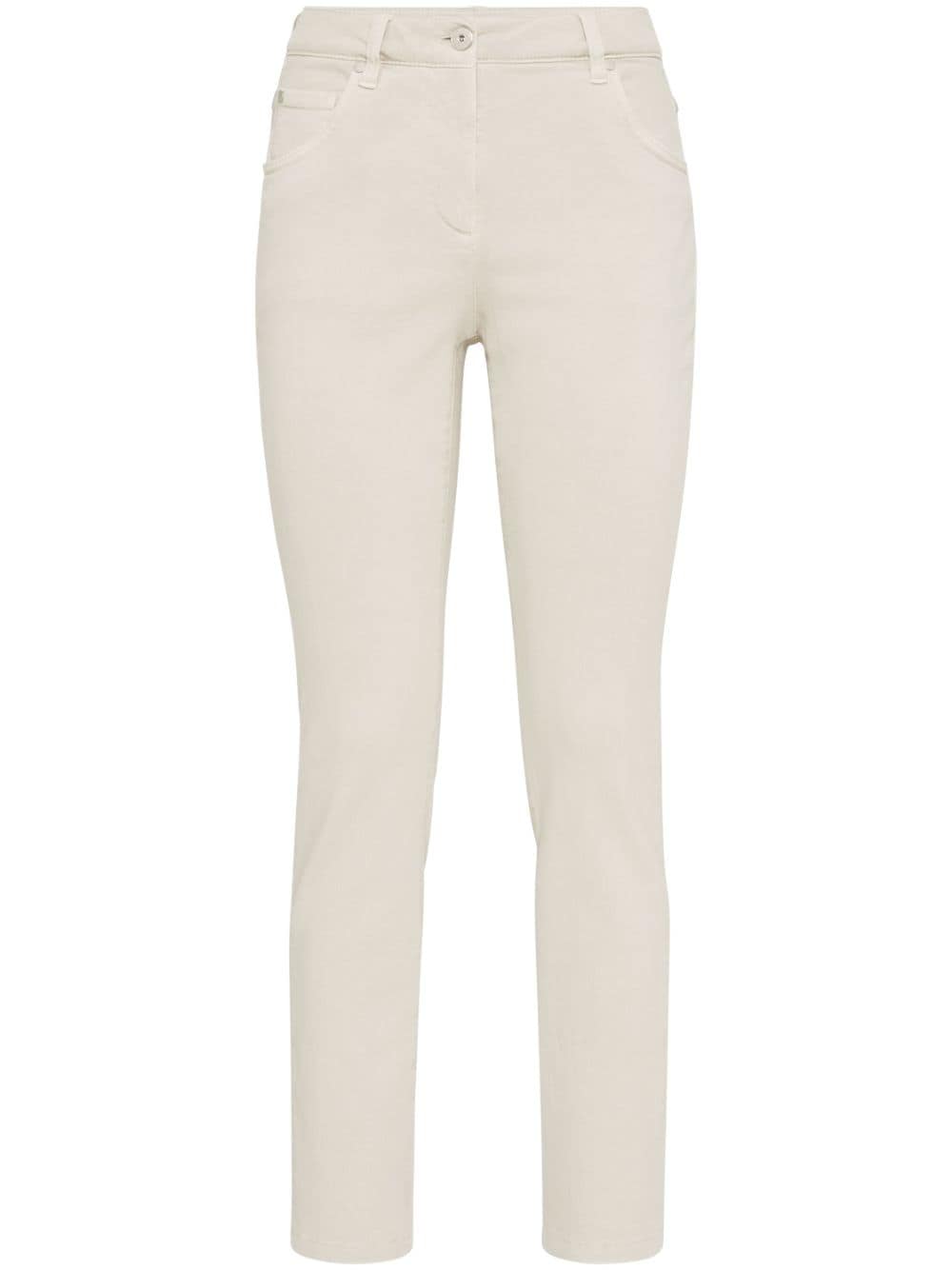 Brunello Cucinelli mid-rise skinny jeans - Neutrals von Brunello Cucinelli