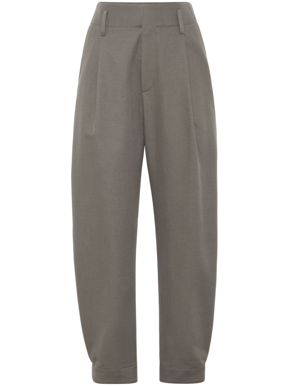 Brunello Cucinelli monili detail tailored trousers - Green von Brunello Cucinelli