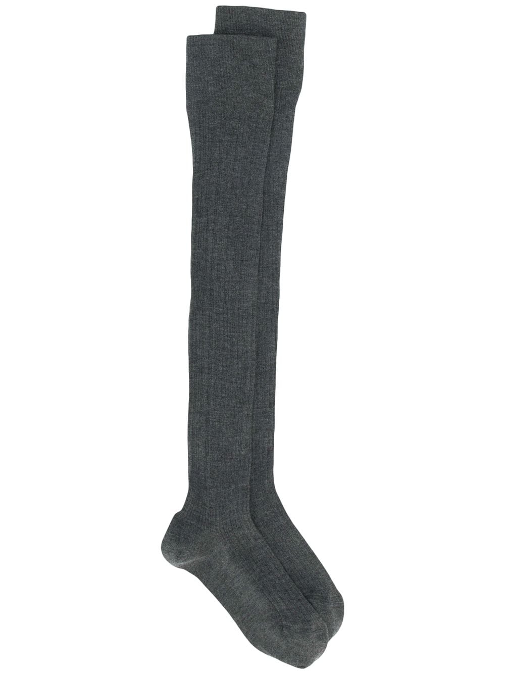 Brunello Cucinelli over the knee socks - Grey von Brunello Cucinelli