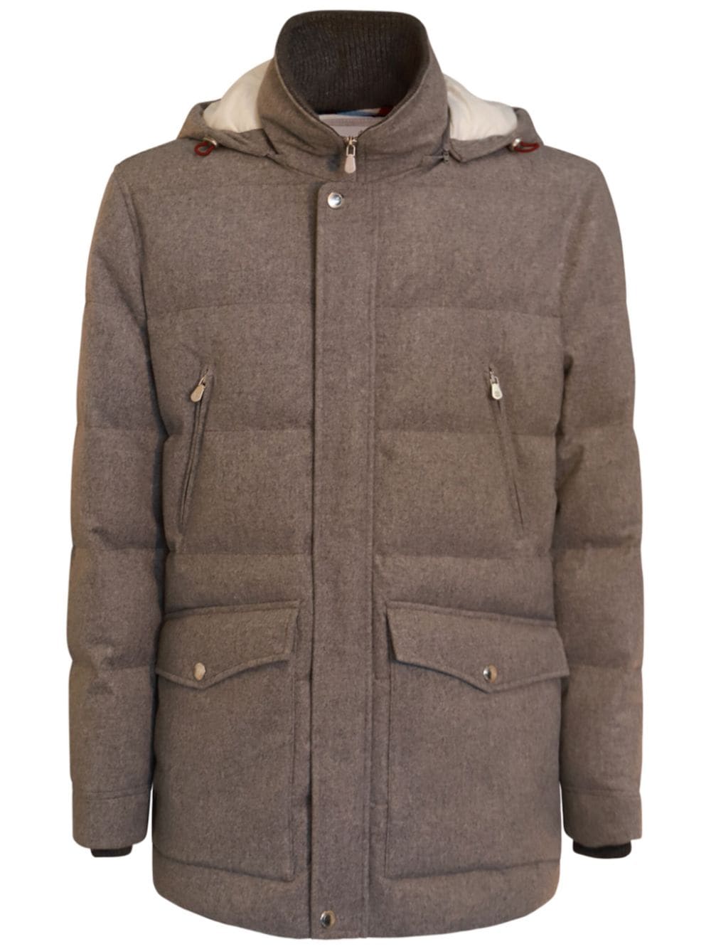 Brunello Cucinelli padded coat - Grey von Brunello Cucinelli