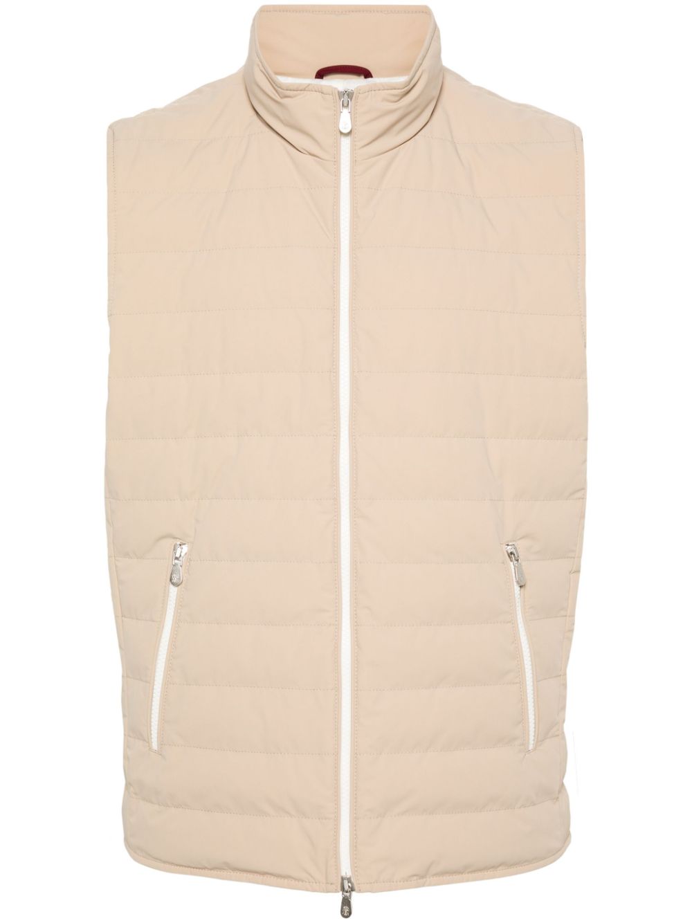 Brunello Cucinelli padded quilted gilet - Neutrals von Brunello Cucinelli