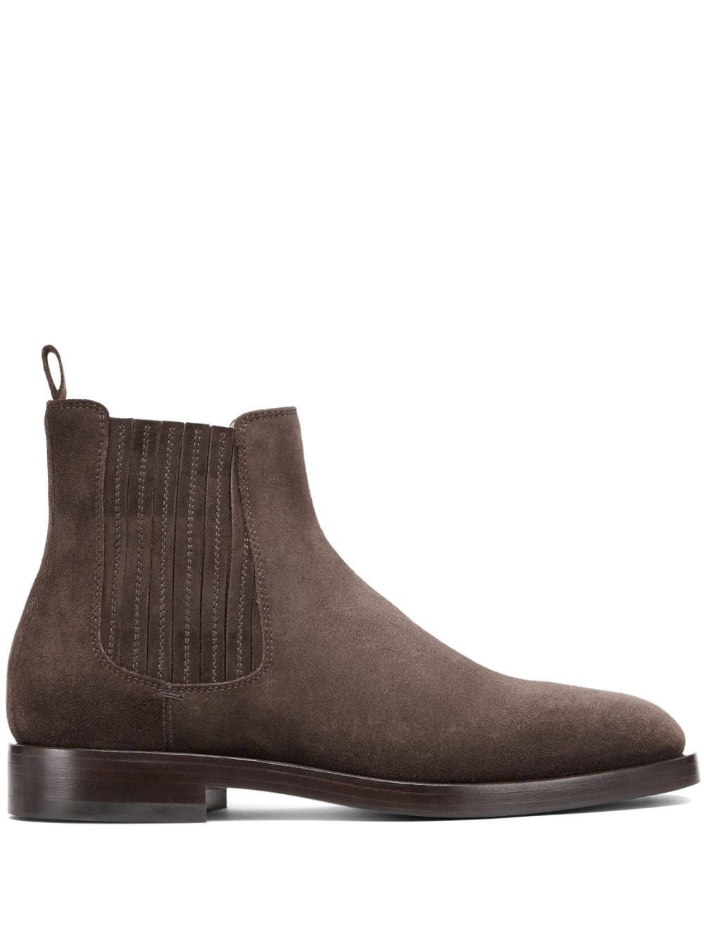 Brunello Cucinelli panelled suede ankle boots - Brown von Brunello Cucinelli