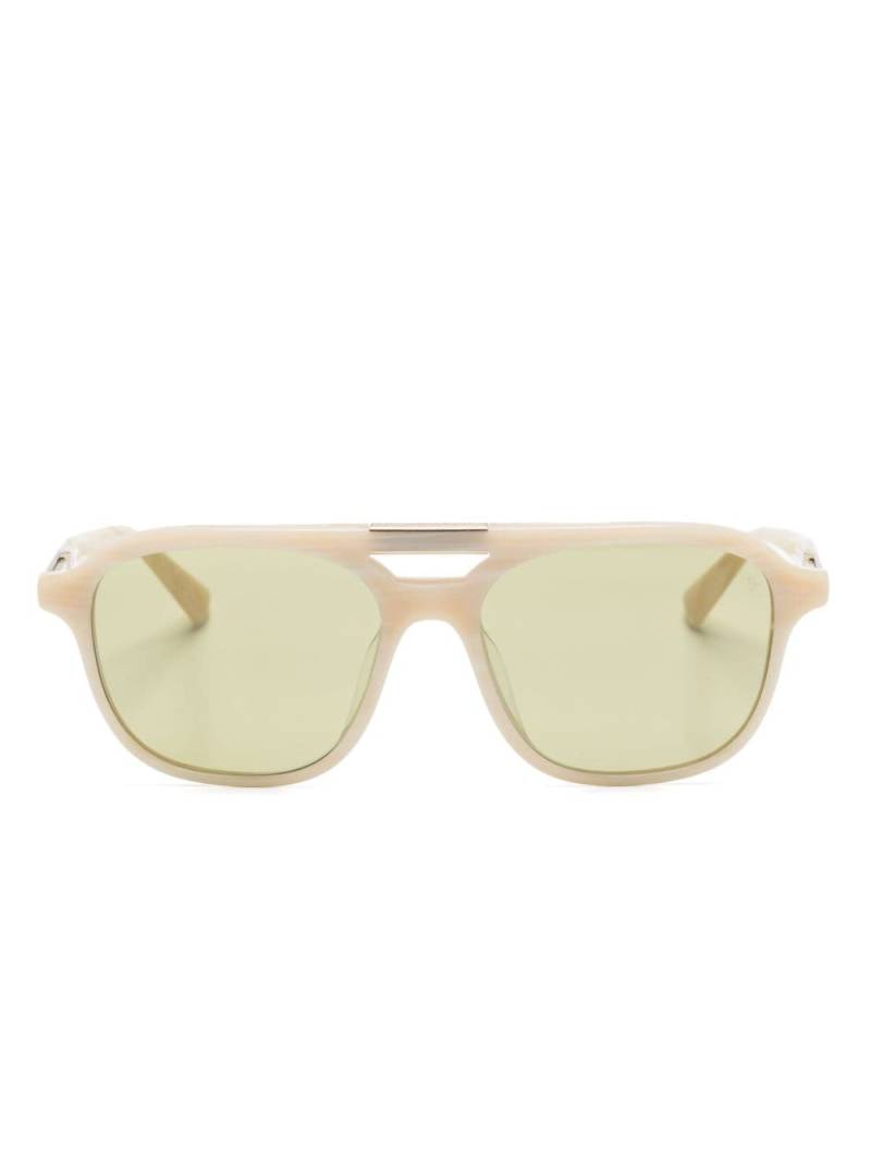 Brunello Cucinelli pilot-frame sunglasses - Neutrals von Brunello Cucinelli