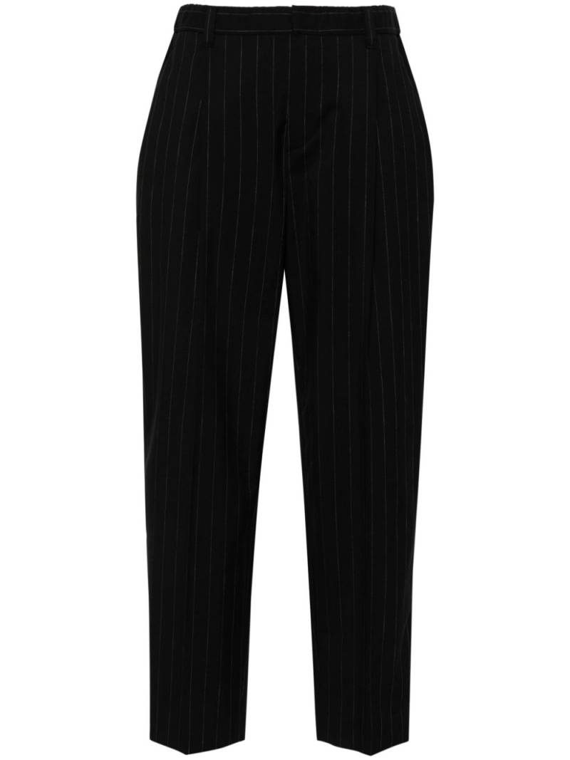 Brunello Cucinelli pinstripe trousers - Black von Brunello Cucinelli